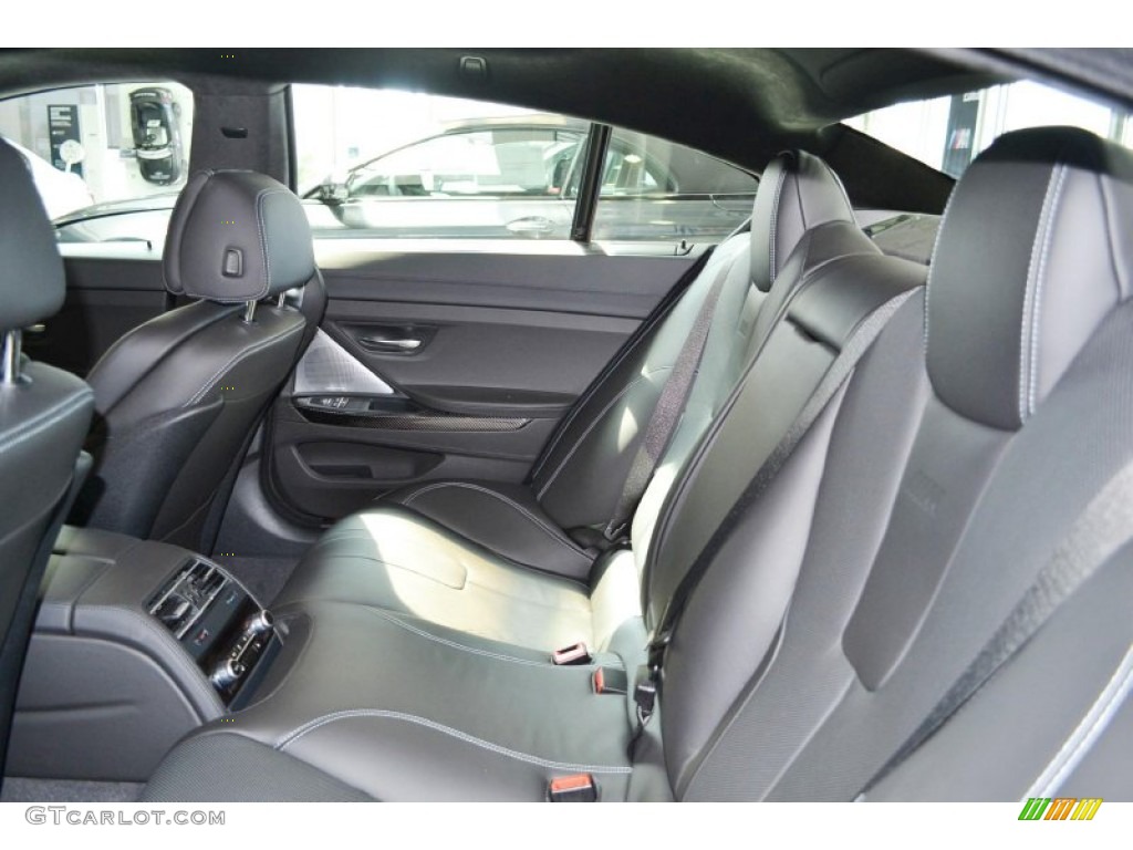 Black Interior 2014 BMW M6 Gran Coupe Photo #84558729