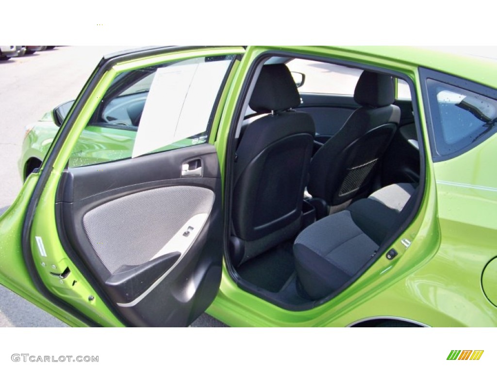 2012 Accent GS 5 Door - Electrolyte Green / Gray photo #12