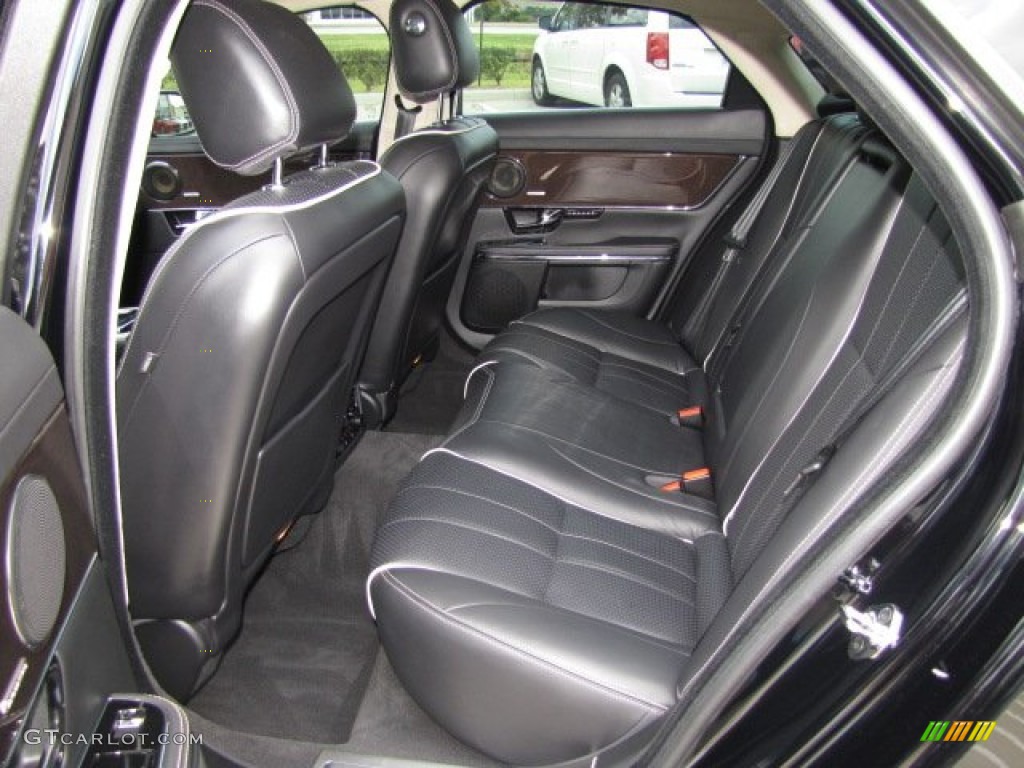 2012 Jaguar XJ XJ Supercharged Rear Seat Photo #84559126