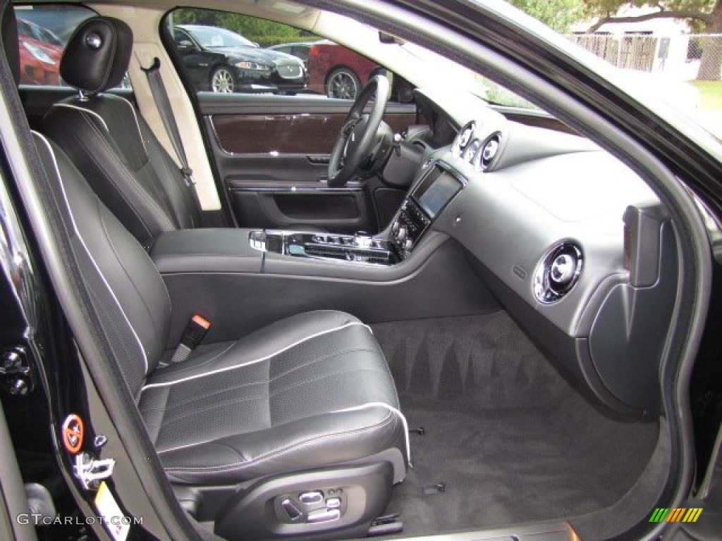 Jet Interior 2012 Jaguar XJ XJ Supercharged Photo #84559501