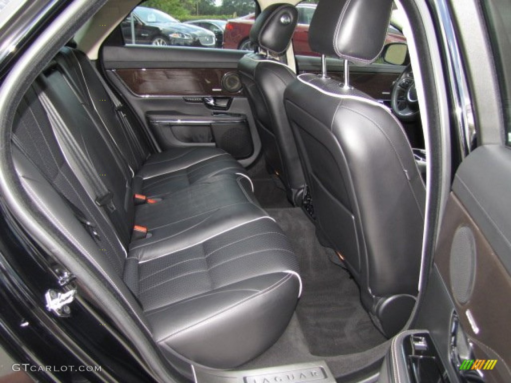 2012 Jaguar XJ XJ Supercharged Rear Seat Photo #84559540