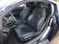 Fine Nappa Black Leather 2010 Audi R8 5.2 FSI quattro Interior Color