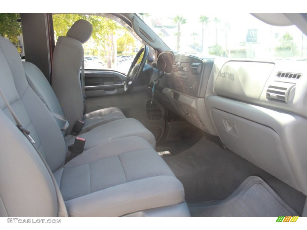 2005 F250 Super Duty XLT SuperCab - Dark Toreador Red Metallic / Dark Flint photo #14