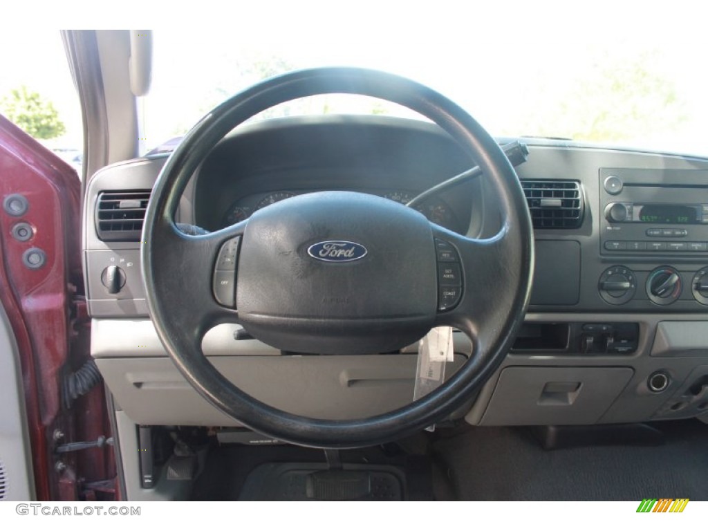 2005 F250 Super Duty XLT SuperCab - Dark Toreador Red Metallic / Dark Flint photo #18