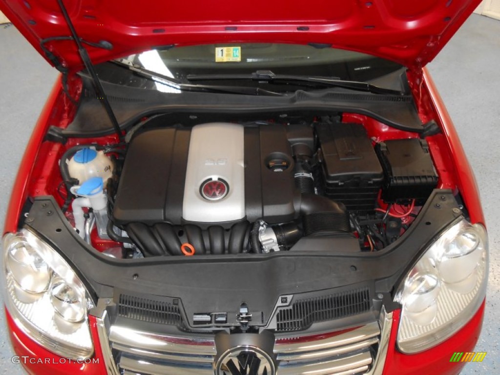 2008 Jetta SE Sedan - Salsa Red / Pure Beige photo #9