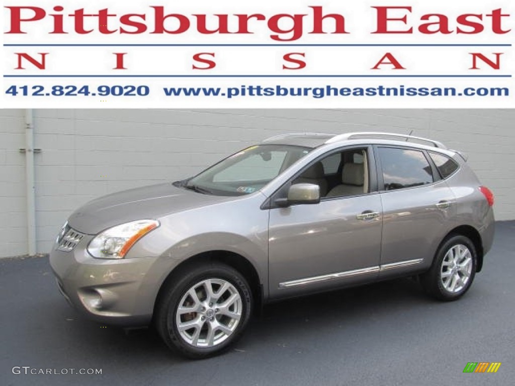 2011 Rogue SL AWD - Platinum Graphite / Gray photo #1