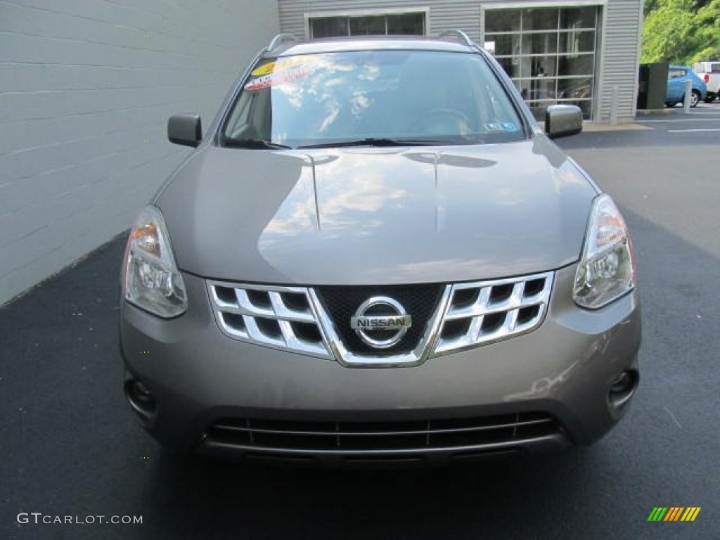 2011 Rogue SL AWD - Platinum Graphite / Gray photo #6