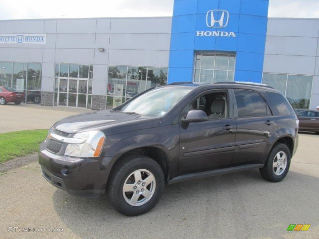2007 Equinox LT AWD - Black Amethyst Metallic / Light Gray photo #1