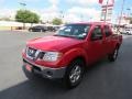 2010 Red Alert Nissan Frontier SE Crew Cab  photo #3