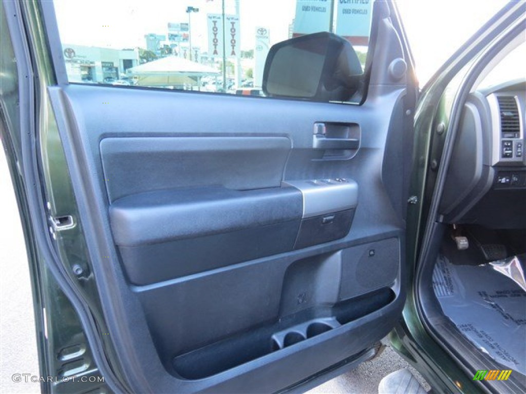 2010 Tundra CrewMax - Spruce Green Mica / Black photo #10