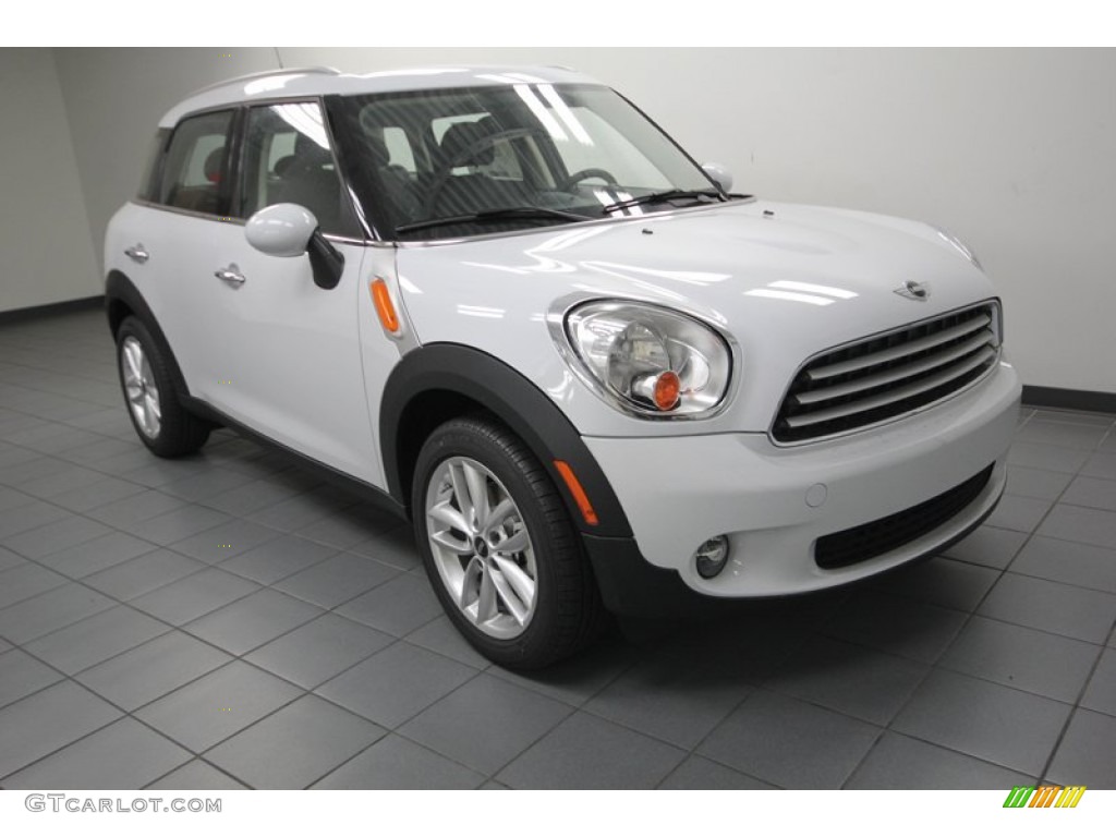 Light White 2014 Mini Cooper Countryman Exterior Photo #84564754