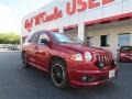 2007 Inferno Red Crystal Pearlcoat Jeep Compass Sport  photo #1