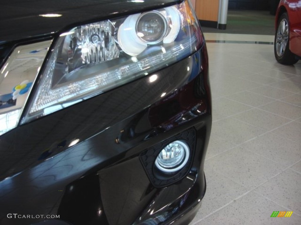 2013 Accord EX-L V6 Coupe - Crystal Black Pearl / Black photo #9