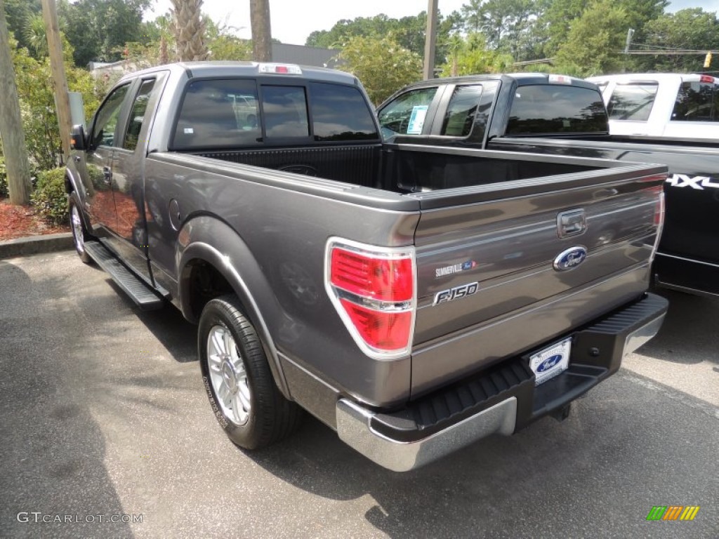 2011 F150 Lariat SuperCab - Sterling Grey Metallic / Steel Gray photo #14