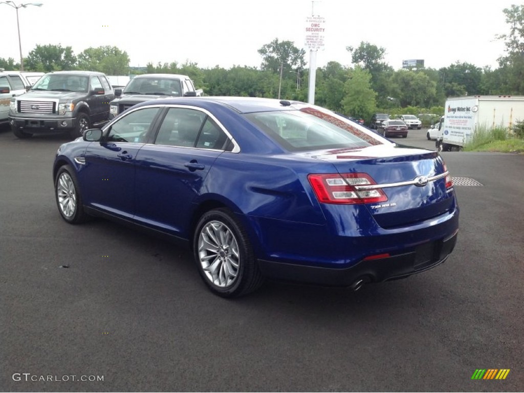 2013 Taurus Limited - Deep Impact Blue Metallic / Charcoal Black photo #3