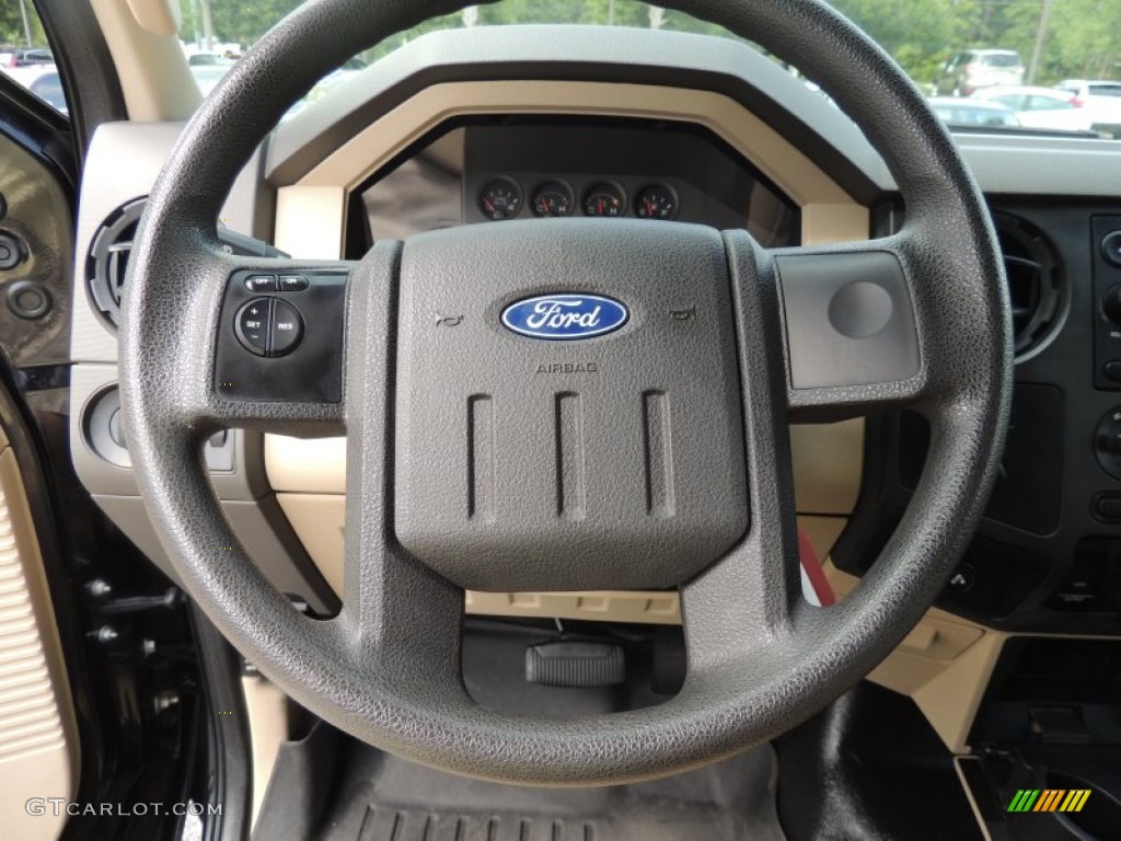 2008 F450 Super Duty XL Crew Cab 4x4 Dually - Black / Tan photo #21
