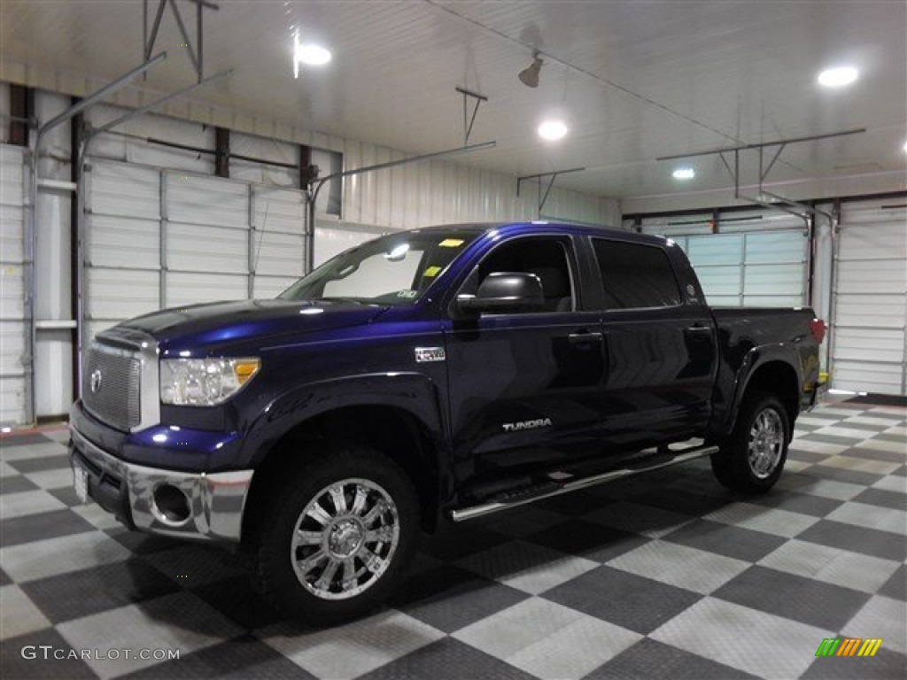 2012 Tundra Texas Edition CrewMax - Nautical Blue Metallic / Graphite photo #4