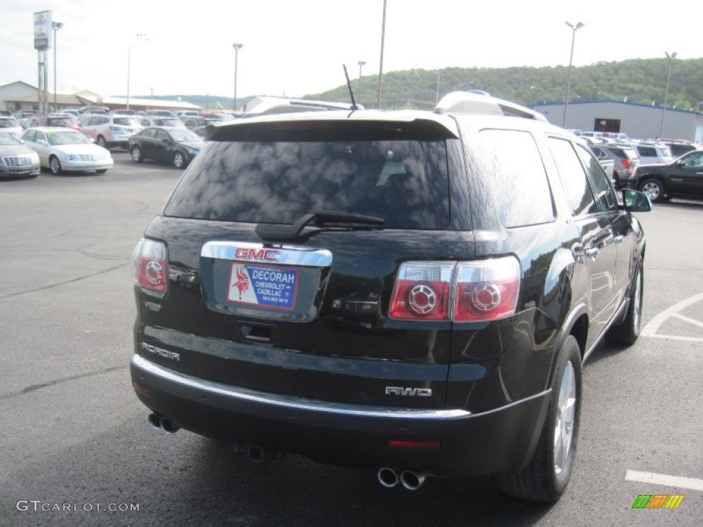 2008 Acadia SLT AWD - Carbon Black Metallic / Ebony photo #4