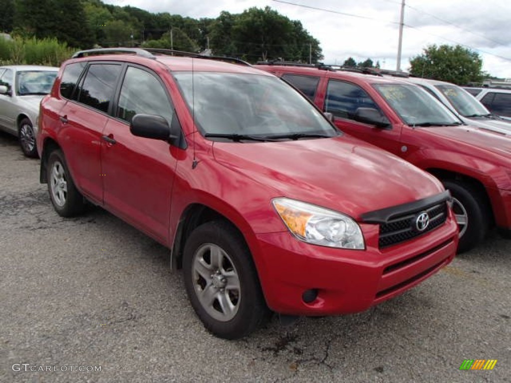 2007 RAV4 4WD - Barcelona Red Pearl / Taupe photo #1