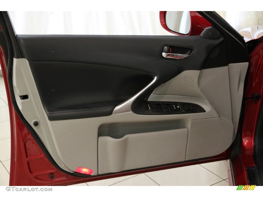 2010 Lexus IS 250 AWD Light Gray Door Panel Photo #84571072