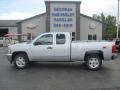 2013 Silver Ice Metallic Chevrolet Silverado 1500 LT Extended Cab 4x4  photo #1