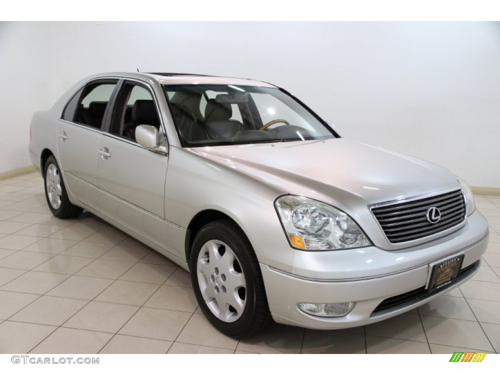 2003 LS 430 Sedan - Millenium Silver Metallic / Black photo #1