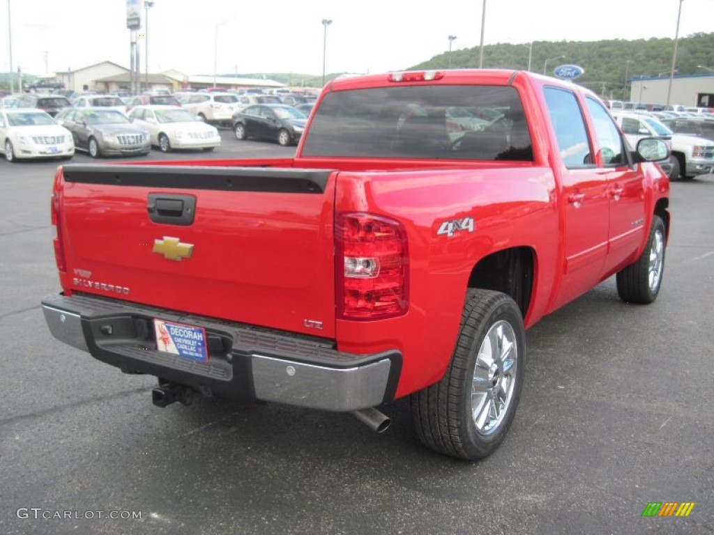 2013 Silverado 1500 LTZ Crew Cab 4x4 - Victory Red / Ebony photo #4