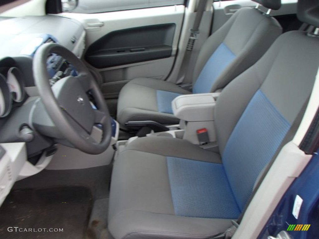 2007 Caliber SXT - Marine Blue Pearl / Pastel Slate Gray photo #8