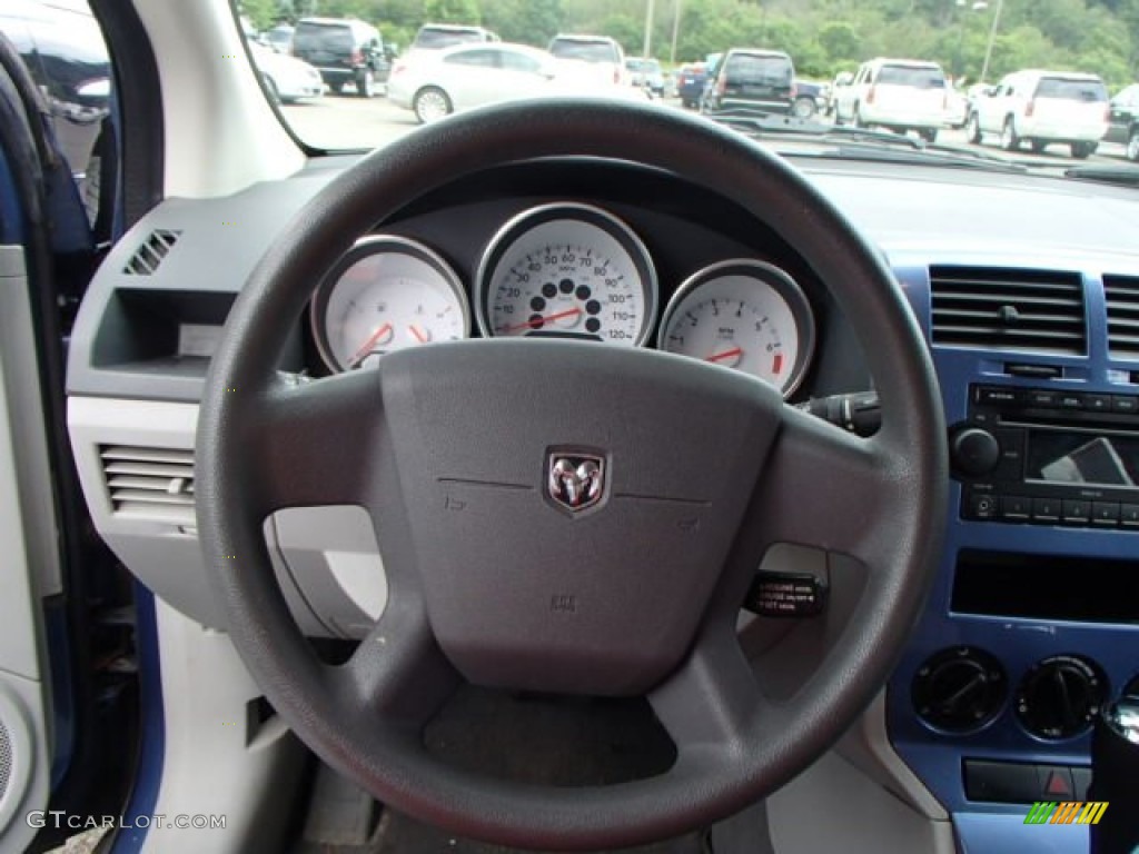 2007 Caliber SXT - Marine Blue Pearl / Pastel Slate Gray photo #13