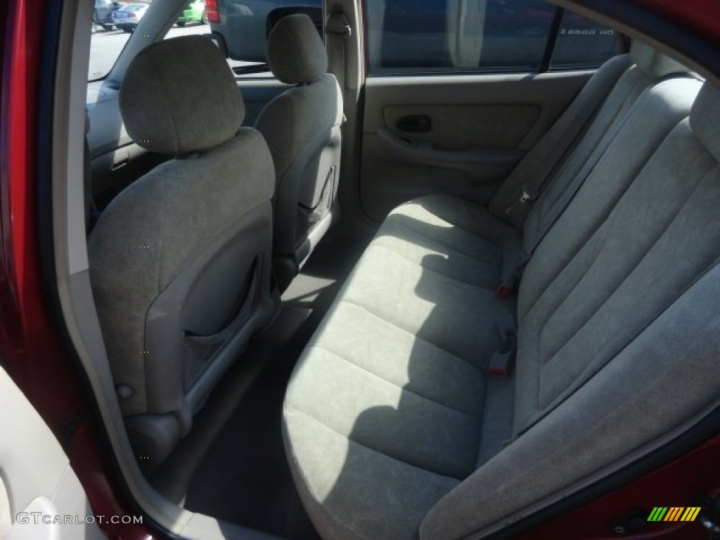 2002 Elantra GLS Sedan - Chianti Red / Beige photo #7