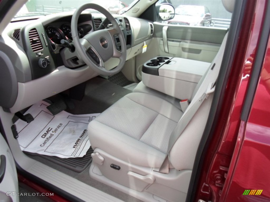 2013 Sierra 1500 SLE Crew Cab 4x4 - Sonoma Red Metallic / Light Titanium/Dark Titanium photo #4