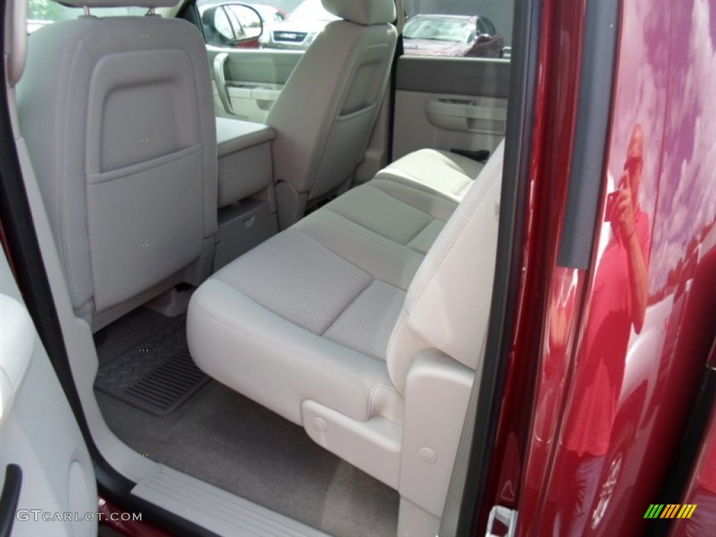 2013 Sierra 1500 SLE Crew Cab 4x4 - Sonoma Red Metallic / Light Titanium/Dark Titanium photo #5