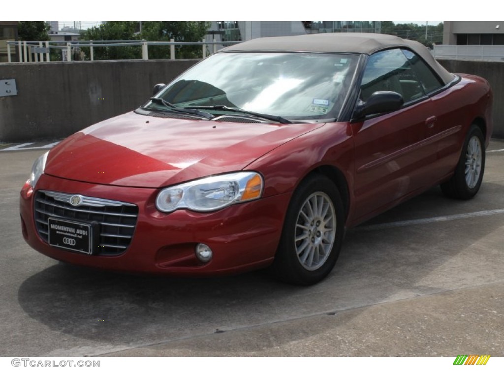 2004 Sebring LXi Convertible - Deep Lava Red Metallic / Dark Slate Gray photo #5