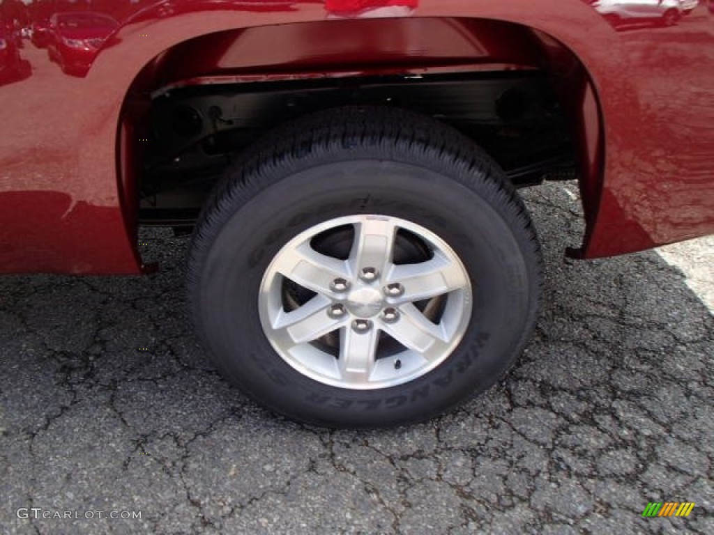 2013 Sierra 1500 SLE Extended Cab 4x4 - Sonoma Red Metallic / Very Dark Cashmere/Light Cashmere photo #9