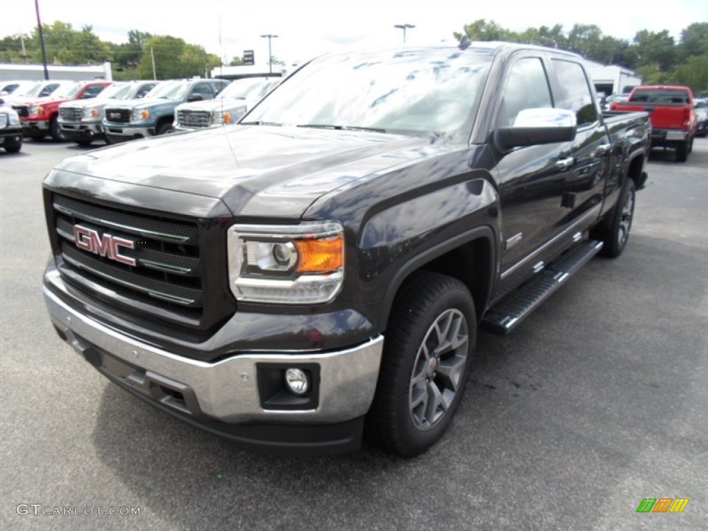 2014 Sierra 1500 SLT Crew Cab 4x4 - Iridium Metallic / Jet Black photo #1