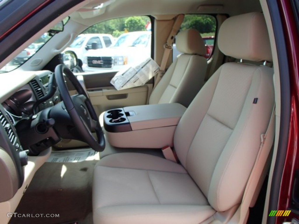 2013 Sierra 1500 SLE Extended Cab 4x4 - Sonoma Red Metallic / Very Dark Cashmere/Light Cashmere photo #10