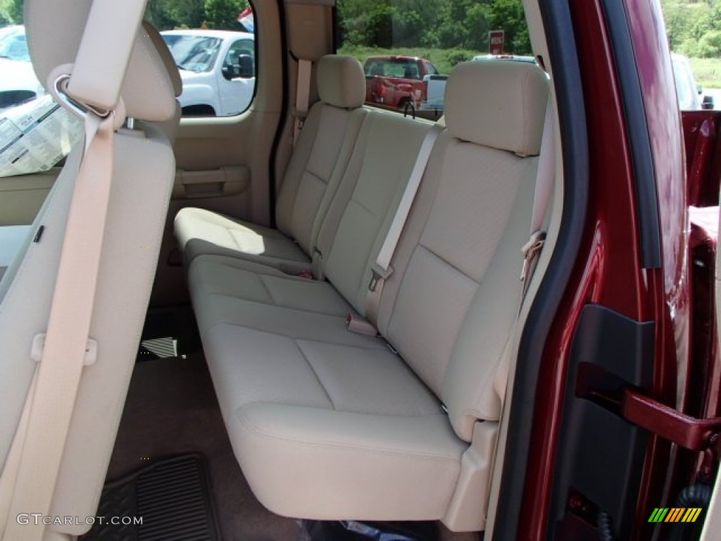 2013 Sierra 1500 SLE Extended Cab 4x4 - Sonoma Red Metallic / Very Dark Cashmere/Light Cashmere photo #11