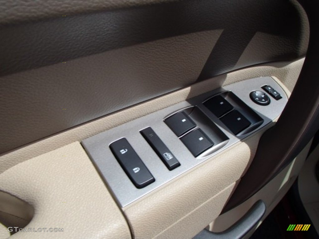 2013 Sierra 1500 SLE Extended Cab 4x4 - Sonoma Red Metallic / Very Dark Cashmere/Light Cashmere photo #13