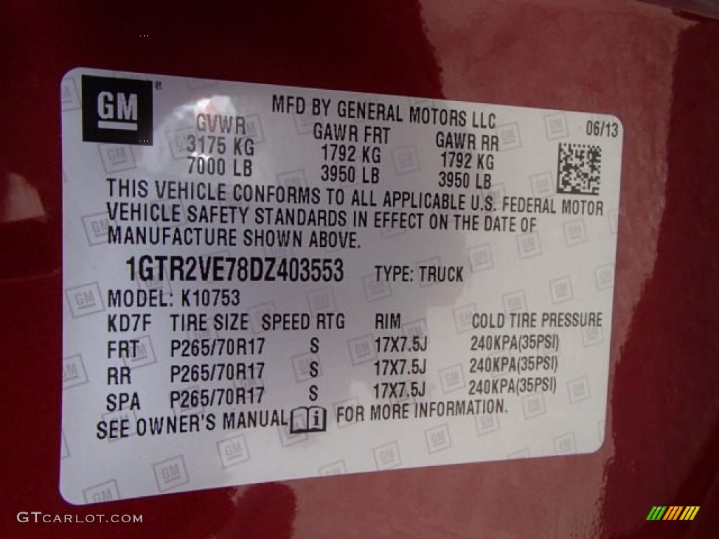 2013 Sierra 1500 SLE Extended Cab 4x4 - Sonoma Red Metallic / Very Dark Cashmere/Light Cashmere photo #20