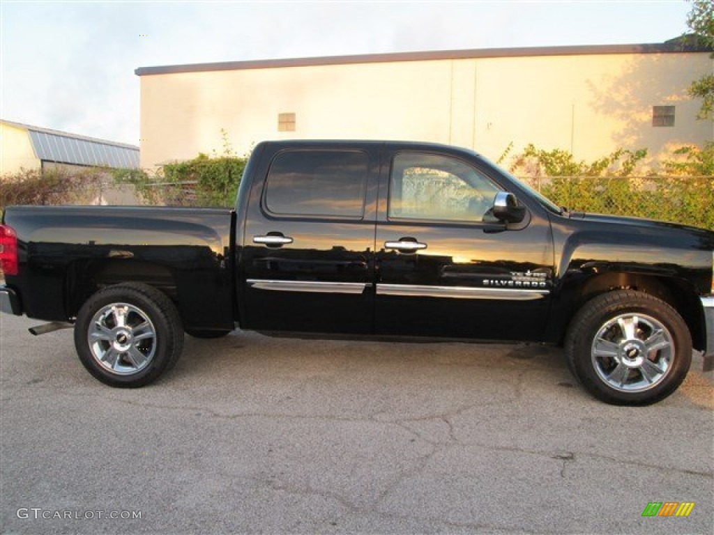 2013 Silverado 1500 LT Crew Cab - Black / Ebony photo #3