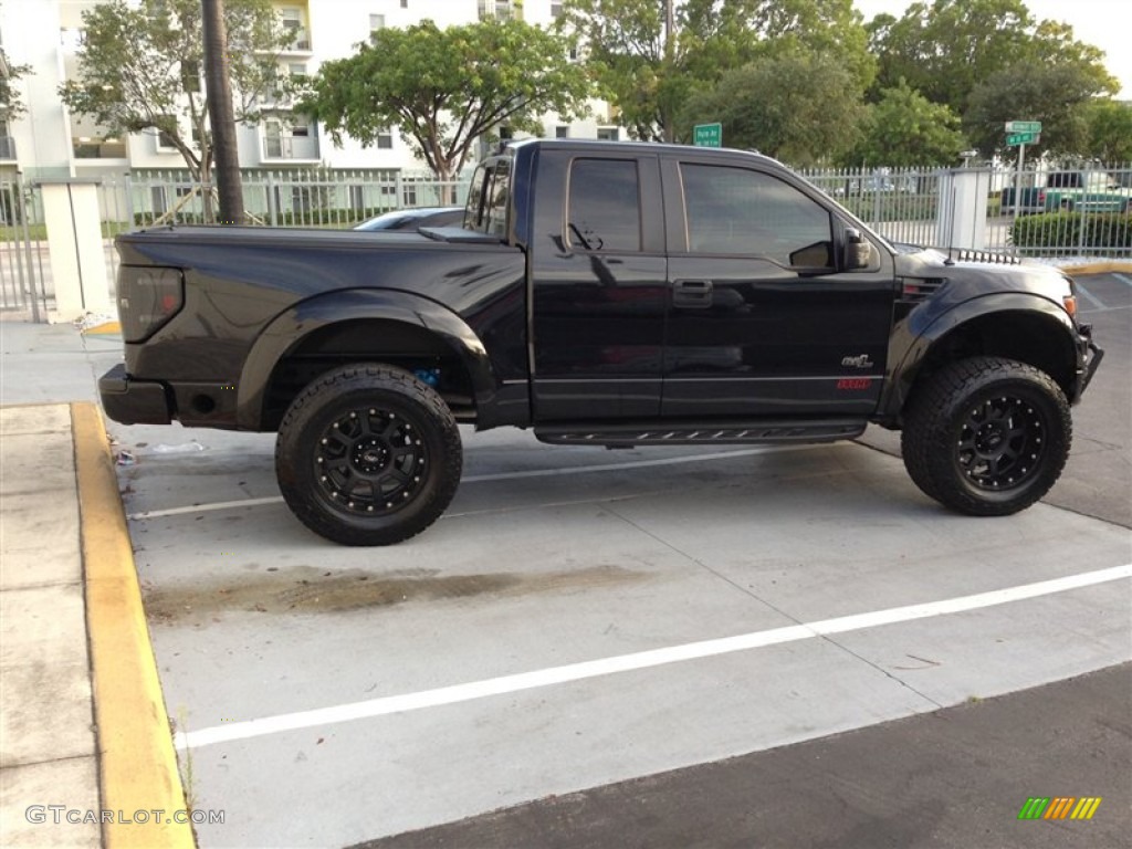 Tuxedo Black Metallic 2013 Ford F150 SVT Raptor SuperCab 4x4 Exterior Photo #84574873