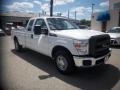 Oxford White - F250 Super Duty XL SuperCab Photo No. 6