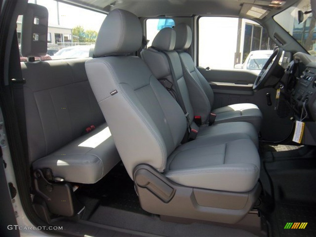 Steel Interior 2014 Ford F250 Super Duty XL SuperCab Photo #84575548