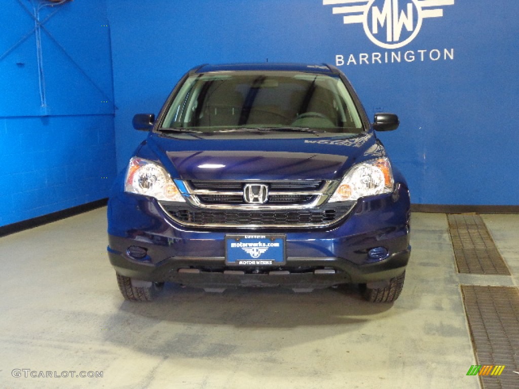 2010 CR-V EX AWD - Royal Blue Pearl / Black photo #2