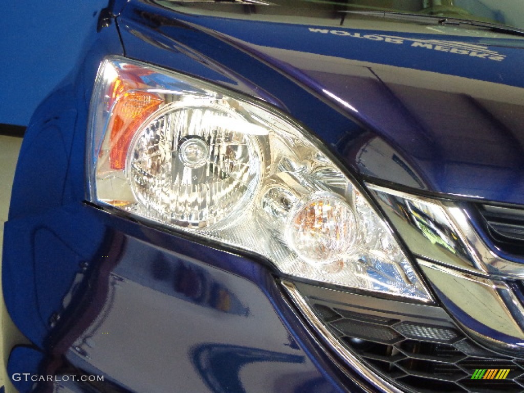 2010 CR-V EX AWD - Royal Blue Pearl / Black photo #4