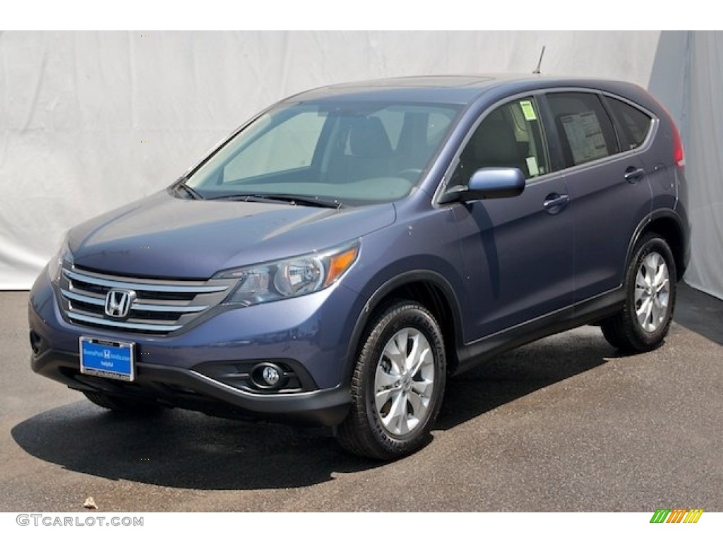 2013 CR-V EX-L - Twilight Blue Metallic / Gray photo #3