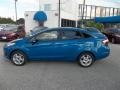 2014 Blue Candy Ford Fiesta SE Sedan  photo #2