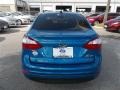 2014 Blue Candy Ford Fiesta SE Sedan  photo #4