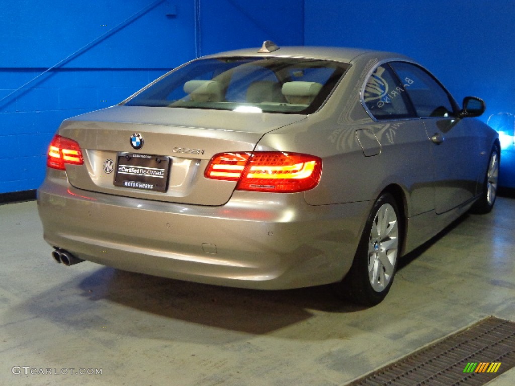 2011 3 Series 328i Coupe - Platinum Bronze Metallic / Oyster/Black Dakota Leather photo #14