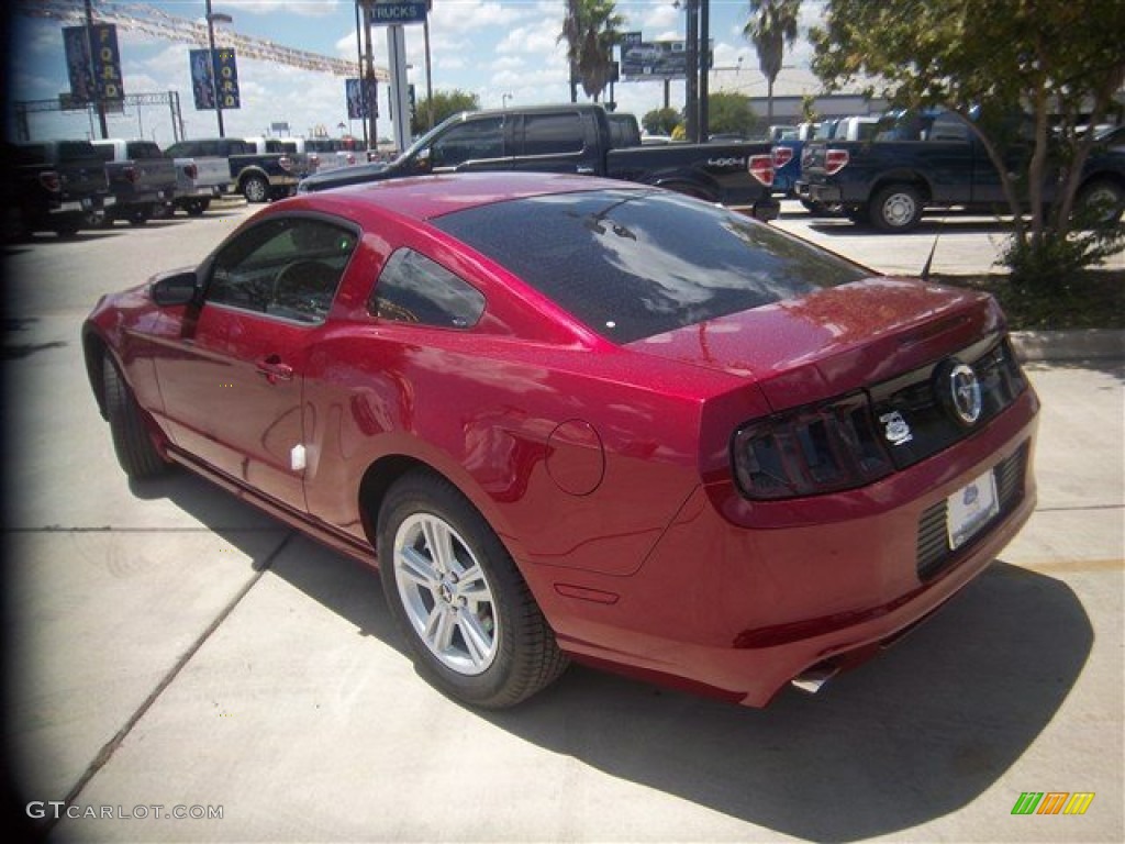 2014 Mustang V6 Coupe - Ruby Red / Charcoal Black photo #3